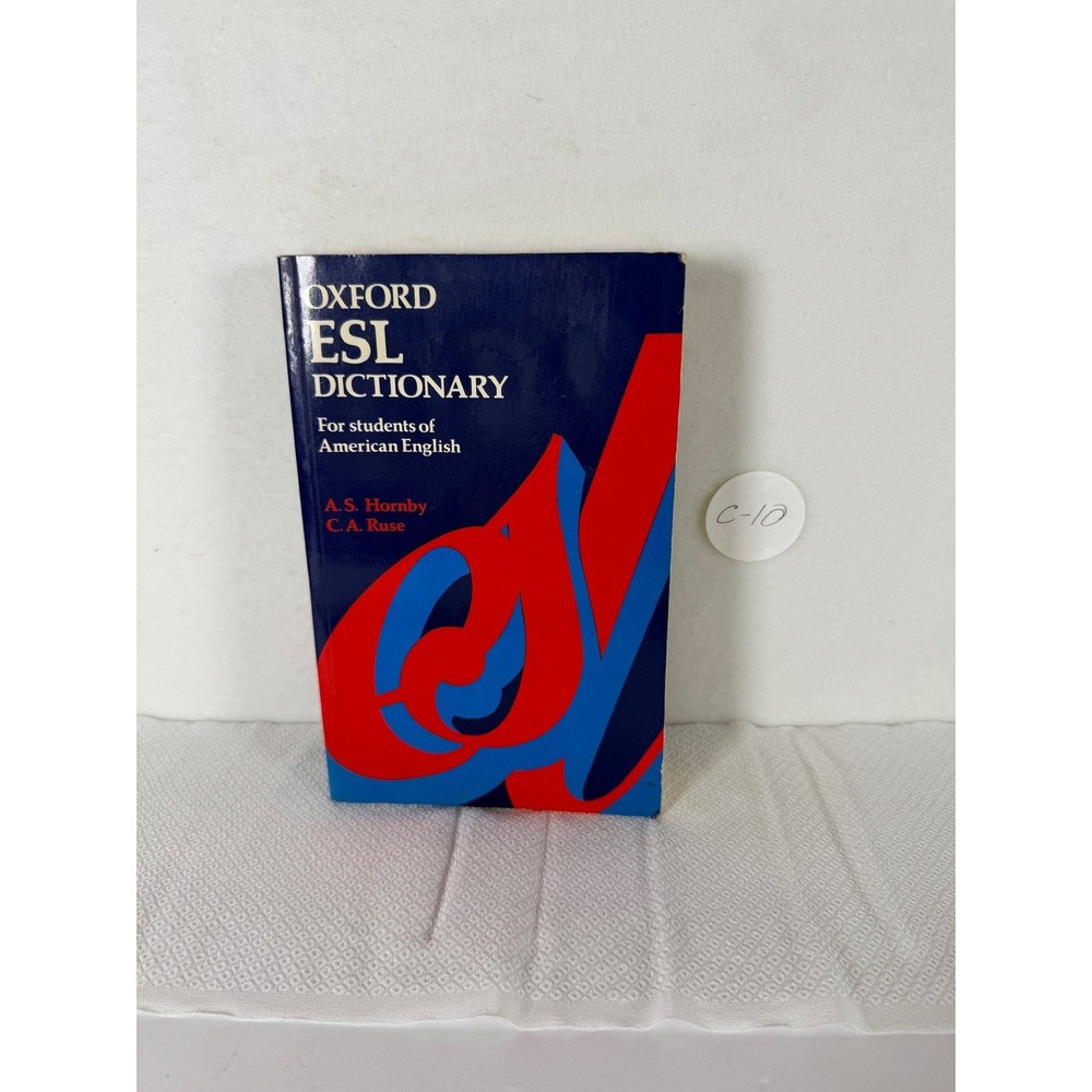 Oxford ESL Dictionary for Students of American English - Vintage Reference Book